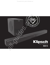 Klipsch REFERENCE RSB-14 Manual Del Usuario