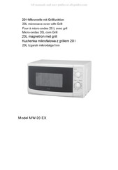 ECG MW 20 EX Manual Del Usuario