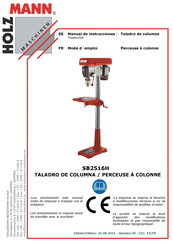 HOLZMANN MASCHINEN SB 2516H Manual De Instrucciones