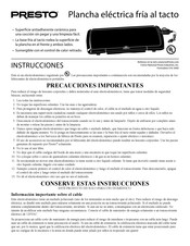 Presto 07055 Instrucciones
