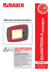 Rauch QUANlTRON-A Manual Complementario