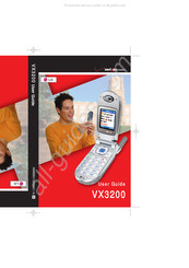 LG Verizon VX3200 Guia Del Usuario