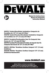 Dewalt DCD791 Manual De Instrucciones