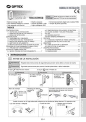 Optex FTN-RAM Manual De Instalación