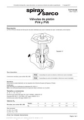 Spirax Sarco PV4 Manual Del Usuario