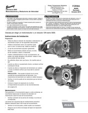 regal Browning OtN 3245 Instrucciones De Instalación