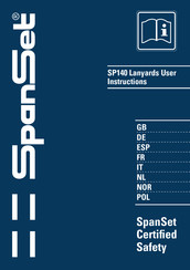 Spanset SP140 Instrucciones