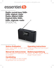 Essentielb STUDIO XL Manual De Instrucciones