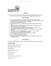 Spectech T248 Guia De Inicio Rapido