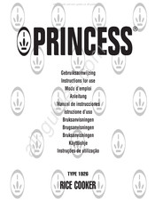 Princess 1926 Manual De Instrucciones