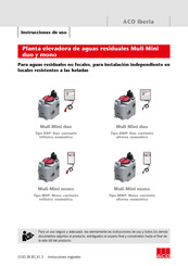 ACO Muli-Mini duo Instrucciones De Uso