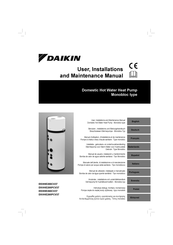 Daikin EKHHE260PCV37 Manual De Usuario, Instalacion Y Mantenimiento