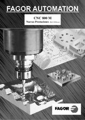 Fagor CNC 800-MG Manual Del Usuario