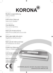 Korona 28001 Manual De Instrucciones