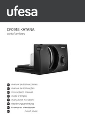 UFESA CF0918 KATANA Manual De Instrucciones