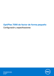 Dell OptiPlex 7090 Configuración Y Especificaciones