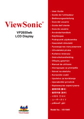 ViewSonic VP2655wb Guía De Usuario