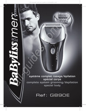 BaByliss for MEN G890E Manual Del Usuario