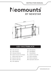 NewStar LED-VW1750BLACK Manual De Instrucciones