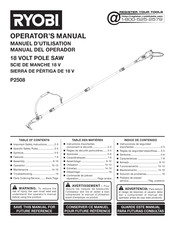 Ryobi P2508 Manual Del Operador