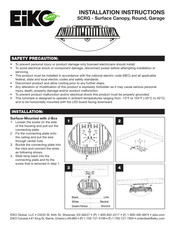 Eiko SCRG Instrucciones De Instalación