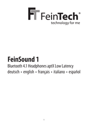 FeinTech FeinSound 1 Manual De Instrucciones