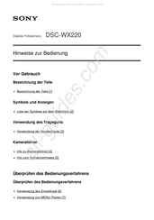 Sony Cyber-shot DSC-WX220 Manual De Instrucciones