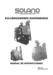 SOLANO HORIZONTE ST alta presion 400L Manual De Instrucciones