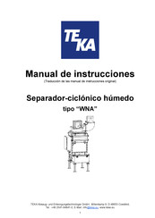 Teka WNA 9000 Manual De Instrucciones