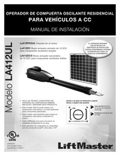 LiftMaster LA412UL Manual De Instalación