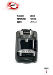 Bosch Tassimo TAS 32 EU Serie Instrucciones De Uso