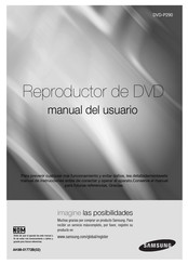 Samsung DVD-P290 Manual Del Usuario