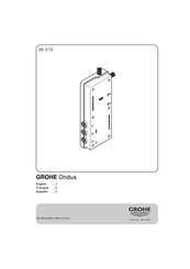 Grohe Ondus 36 072 Manual Del Usuario