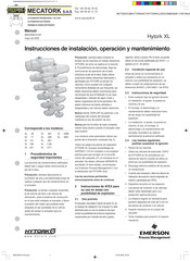 Emerson Hytork XL 681 Instrucciones De Instalación, Operación Y Mantenimiento