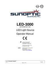 Sunoptic Surgical LED-3000 Manual De Operación