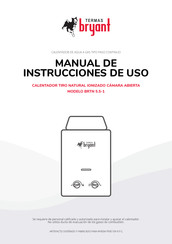 Bryant BRTN 5.5-1 Manual De Instrucciones De Uso