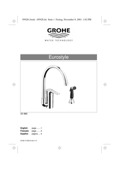 Grohe Eurostyle 33 980 Manual Del Usuario