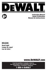 DeWalt DCL045 Manual De Instrucciones