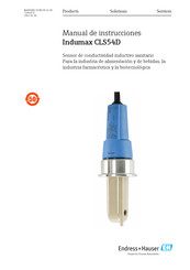 Endress+Hauser Indumax CLS54D Manual De Instrucciones