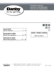 Danby DBKT12013BD11 Manual Del Propietário