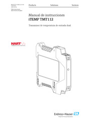 Endress+Hauser ITEMP HART TMT112 Manual De Instrucciones