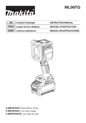 Makita ML007G Manual De Instrucciones