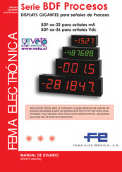 Fema Electronica BDF-32 Serie Manual De Usuario