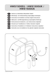 Harvia HWS1500EU Instrucciones De Instalacion Y Uso