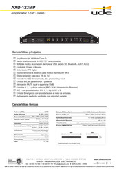 Ude AXD-123MP Guia Del Usuario