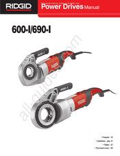 RIDGID 600-I Manual