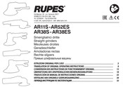 Rupes AR38ES Traducción De Manual De Instrucciones Original