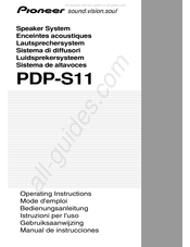 Pioneer PDP-S11 Manual De Instrucciones