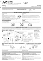 JVC KD-R711 Manual De Instalación/Conexion