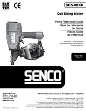 Senco SCN49XP Guía De Referencia De Piezas